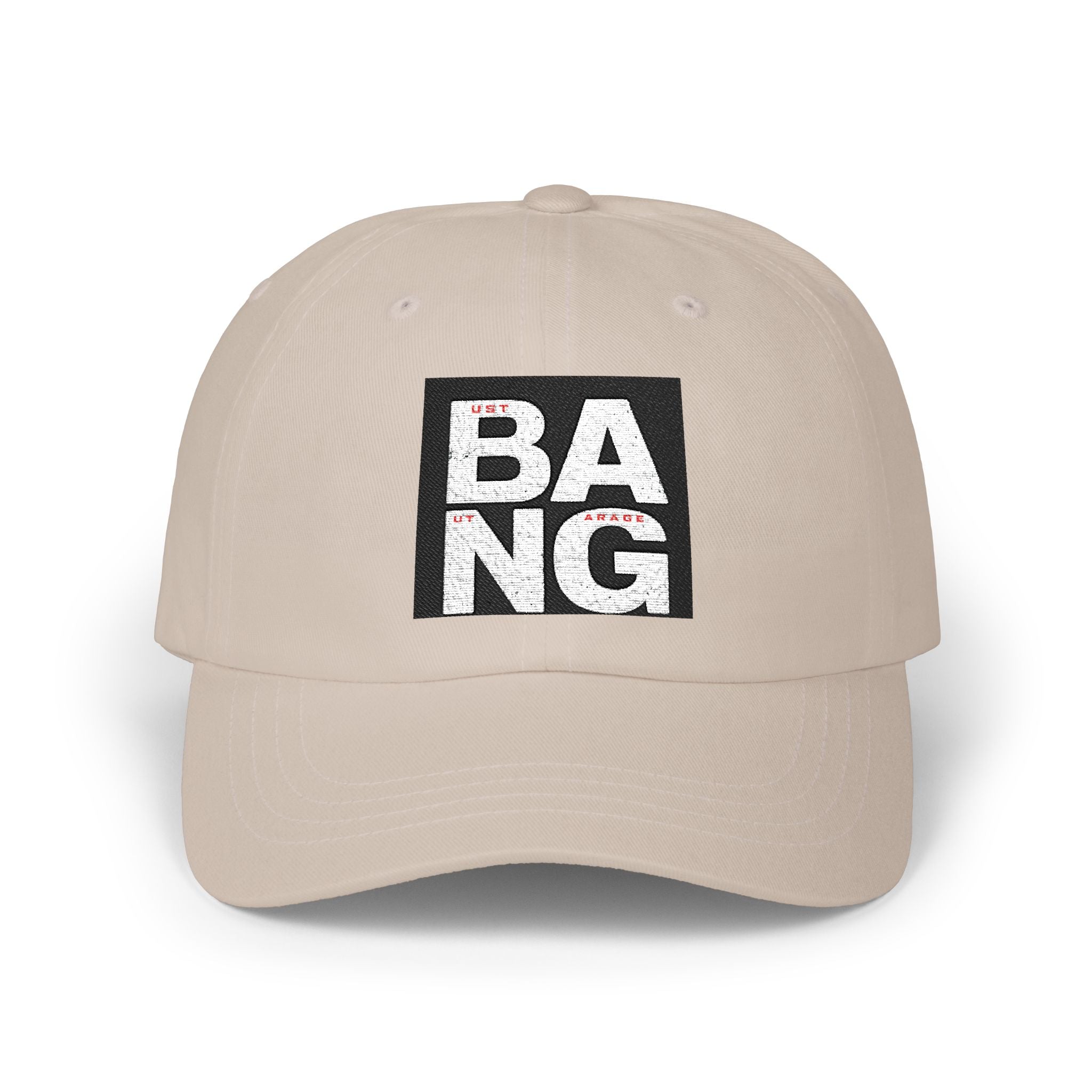 BANG Embroidered Dad Cap – Minimal Block Logo Baseball Hat