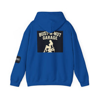 Hoodie — Bang Industries 'Bust-A-Nut Garage' Vintage Mechanic Logo Hoodie