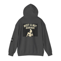 Hoodie — Bang Industries 'Bust-A-Nut Garage' Vintage Mechanic Logo Hoodie