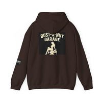 Hoodie — Bang Industries 'Bust-A-Nut Garage' Vintage Mechanic Logo Hoodie