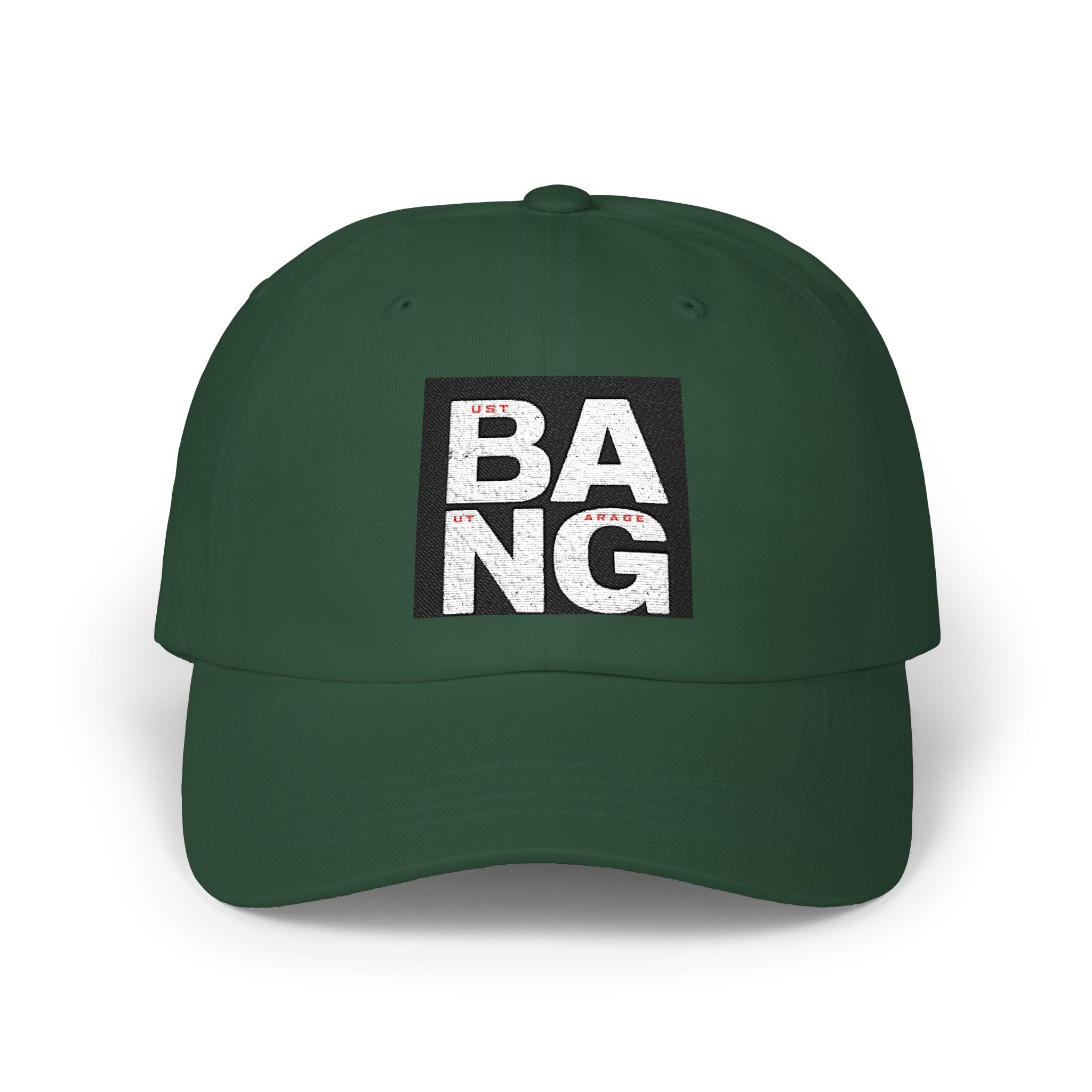 BANG Embroidered Dad Cap – Minimal Block Logo Baseball Hat