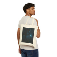 Canvas Tote Bag - 'Bang' Neon Gamer Design