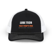 Lube Tech: First Pump's Free — Trucker Hat