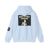 Hoodie — Bang Industries 'Bust-A-Nut Garage' Vintage Mechanic Logo Hoodie