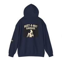 Hoodie — Bang Industries 'Bust-A-Nut Garage' Vintage Mechanic Logo Hoodie