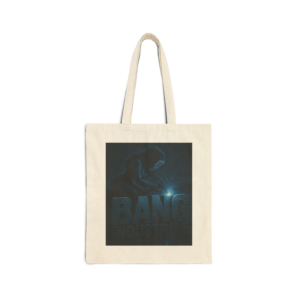 Canvas Tote Bag - 'Bang' Neon Gamer Design