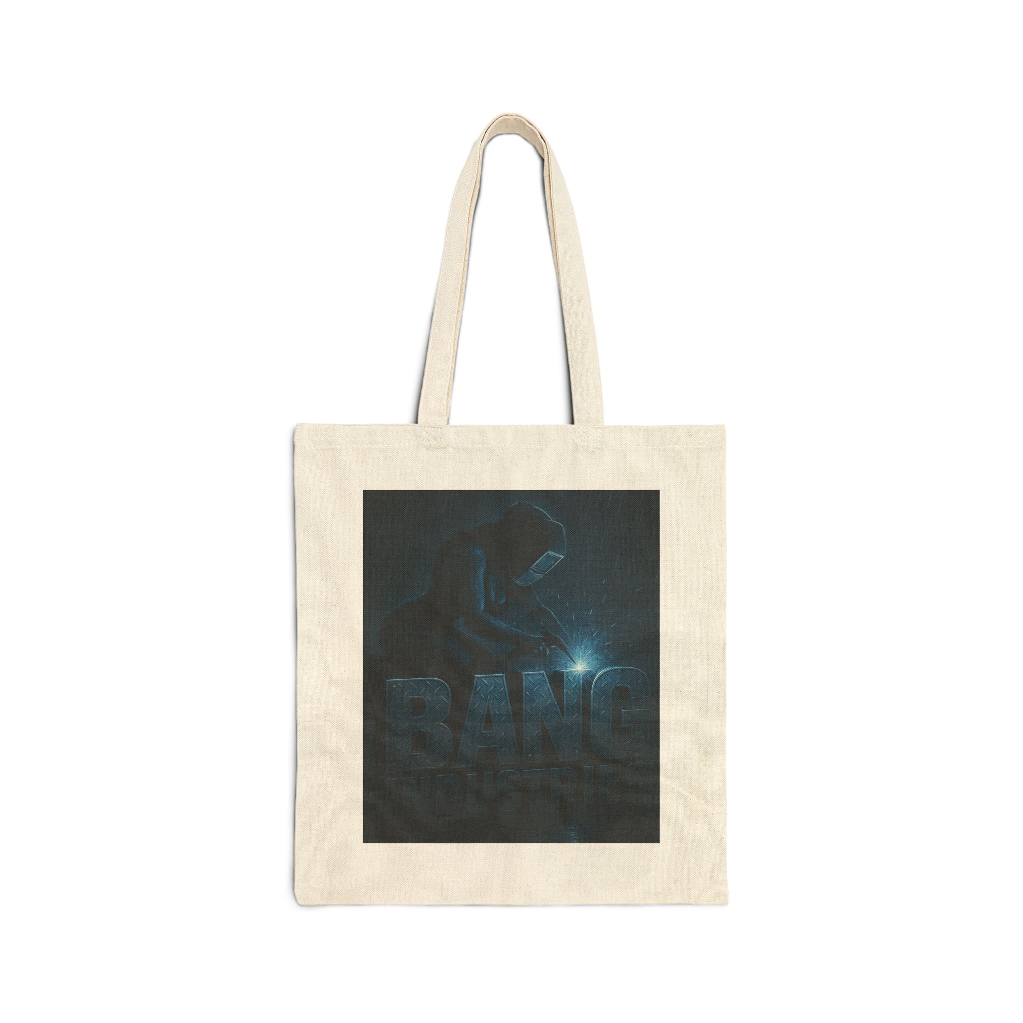 Canvas Tote Bag - 'Bang' Neon Gamer Design