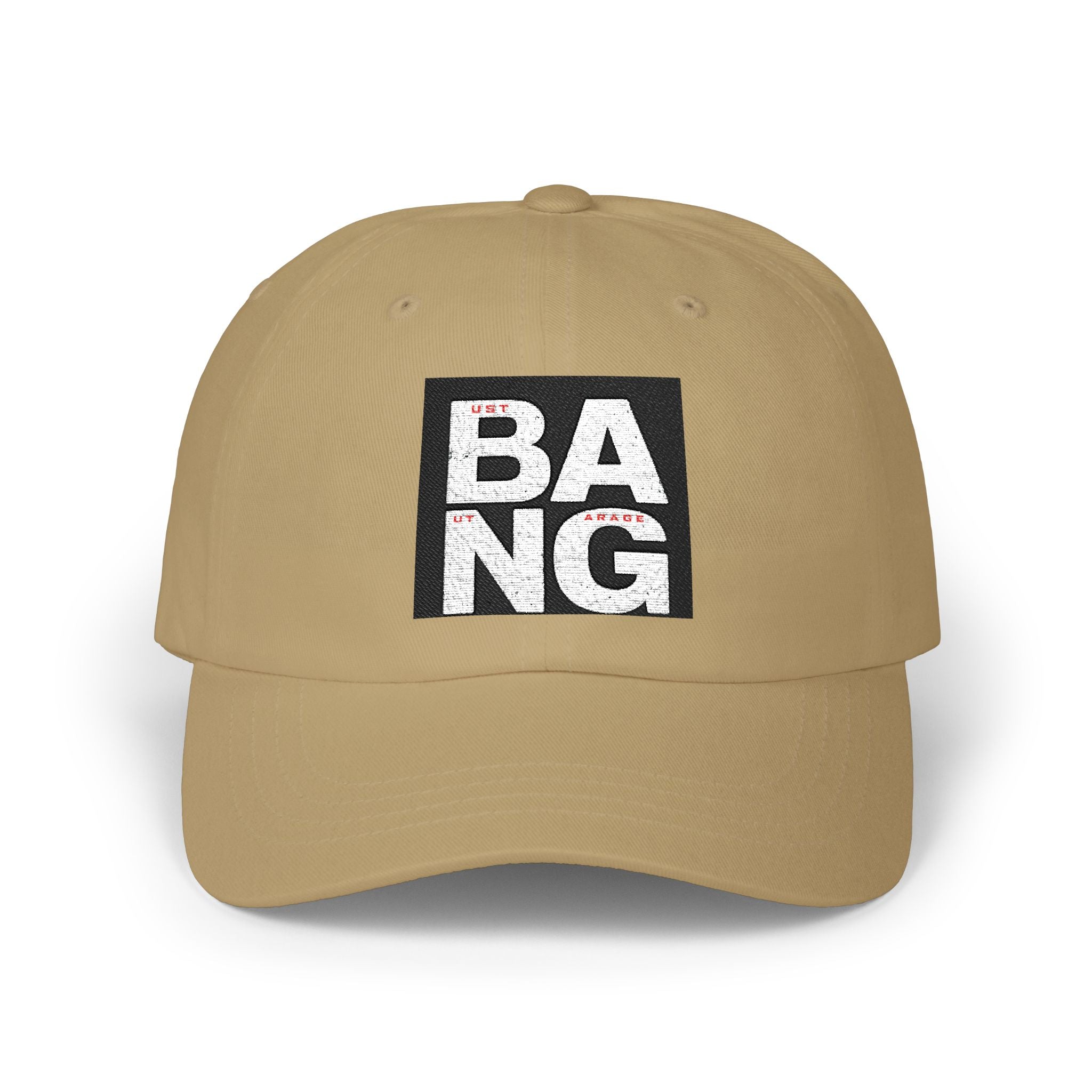 BANG Embroidered Dad Cap – Minimal Block Logo Baseball Hat