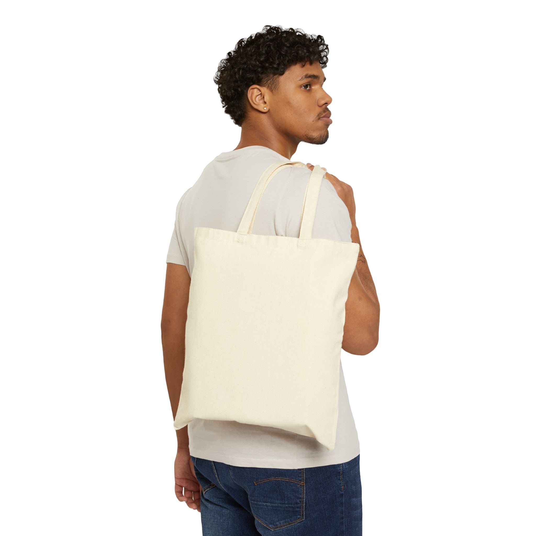 Canvas Tote Bag - 'Bang' Neon Gamer Design
