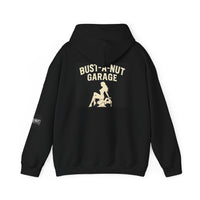 Hoodie — Bang Industries 'Bust-A-Nut Garage' Vintage Mechanic Logo Hoodie