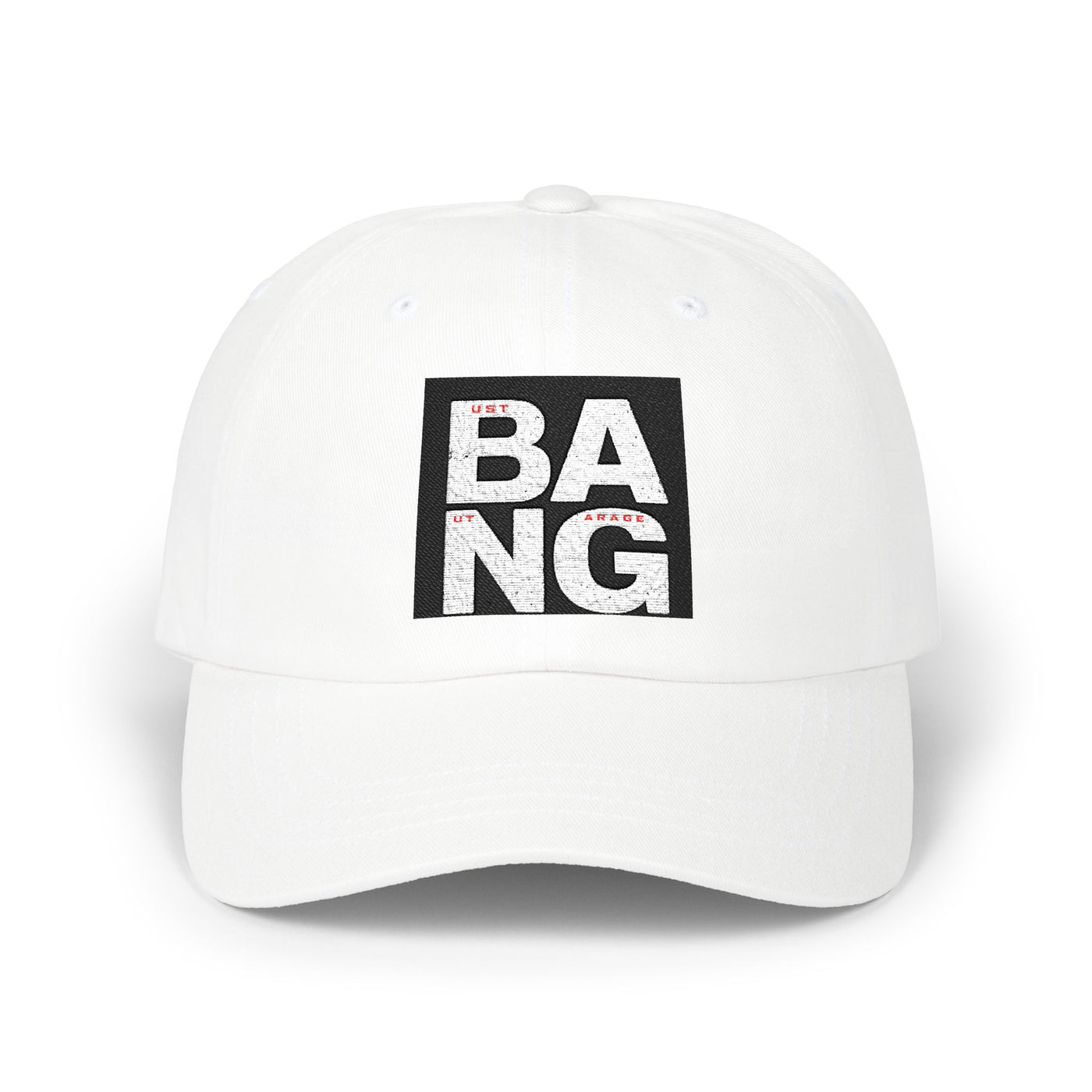 BANG Embroidered Dad Cap – Minimal Block Logo Baseball Hat