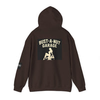 Hoodie — Bang Industries 'Bust-A-Nut Garage' Vintage Mechanic Logo Hoodie