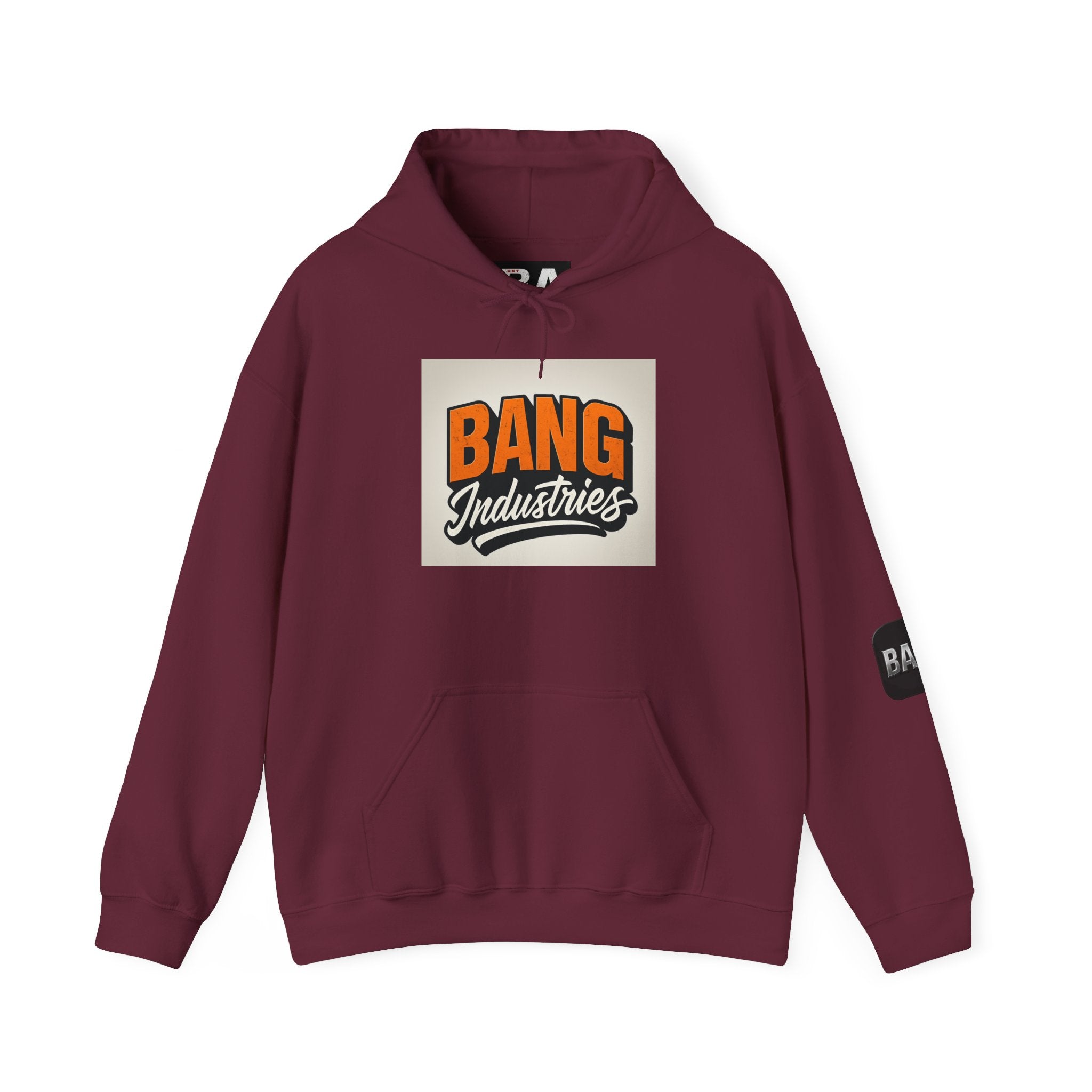 Hoodie — Bang Industries 'Bust-A-Nut Garage' Vintage Mechanic Logo Hoodie