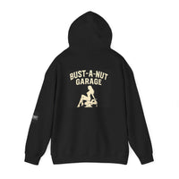 Hoodie — Bang Industries 'Bust-A-Nut Garage' Vintage Mechanic Logo Hoodie