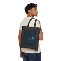 Canvas Tote Bag - 'Bang' Neon Gamer Design