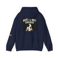 Hoodie — Bang Industries 'Bust-A-Nut Garage' Vintage Mechanic Logo Hoodie